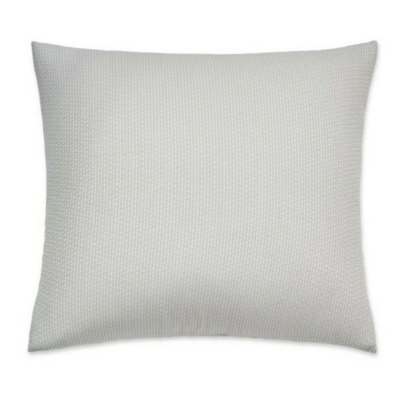 Under The Canopy Euro Sham Gray White Abstract Aztec 100% Organic Cotton 26 x 26 - Picture 1 of 9